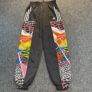 Adidas Rich Mnisi Track Pants Colorful Windbreaker Athletic Womens Kids Size 26